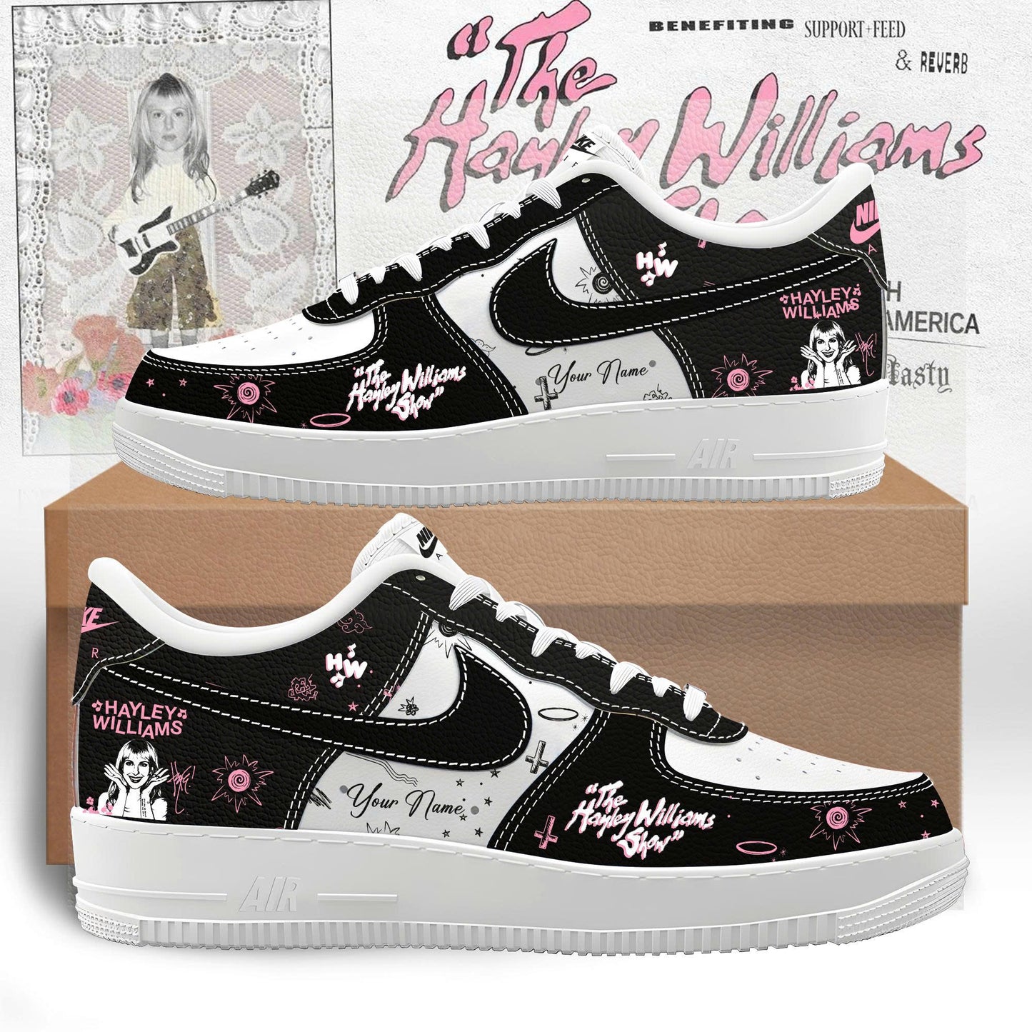 The Hayley Williams Show Tour 2026 Custom Name Shoes