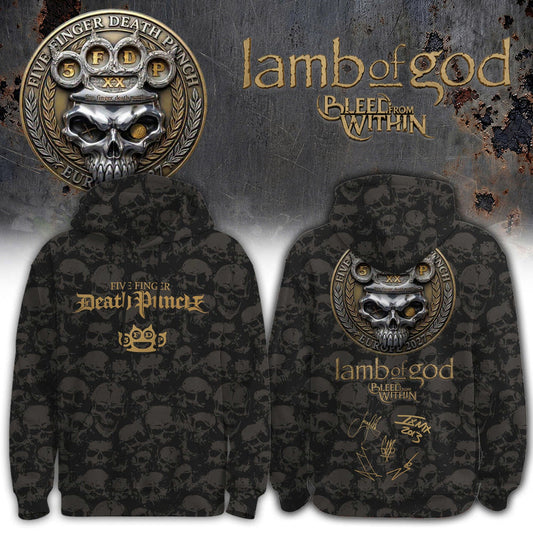 Golden Wreath Skull Hoodie Edition