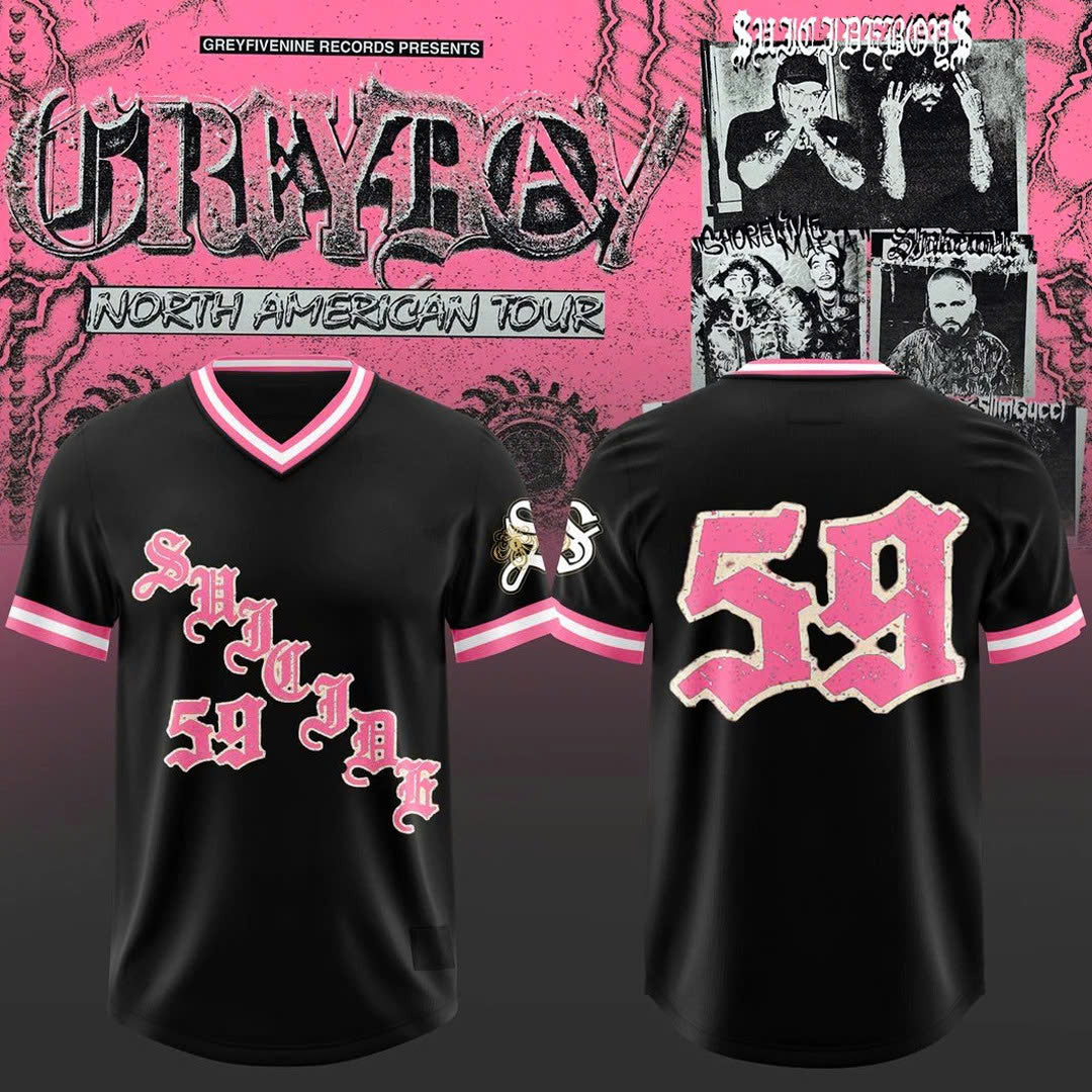 $uicideboy$ Grey Day Tour 2026 Special Edition Football Jersey