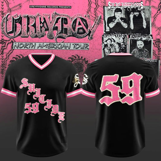 $uicideboy$ Grey Day Tour 2026 Special Edition Football Jersey