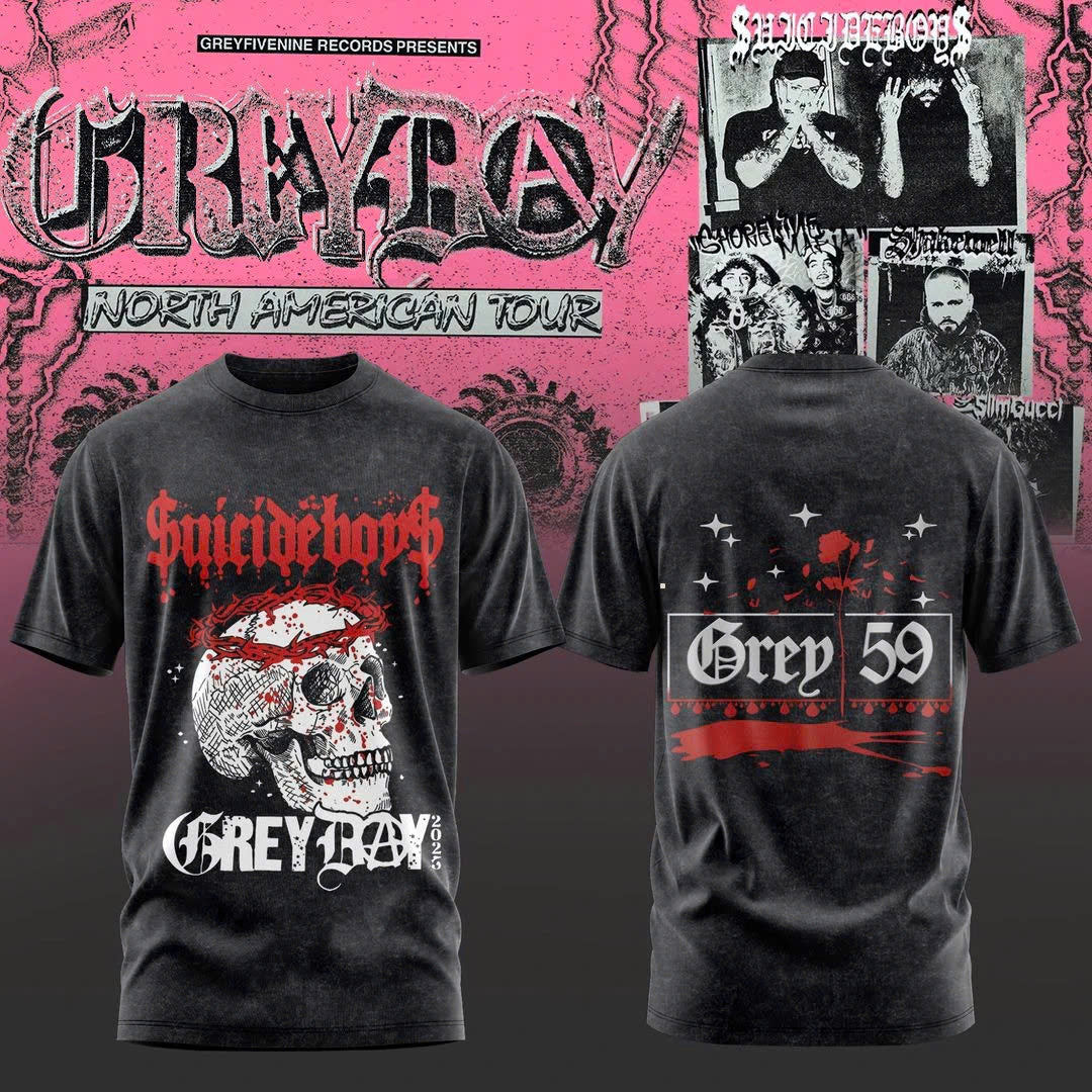 $uicideboy$ Grey Day Tour 2026 Special Edition Tshirt
