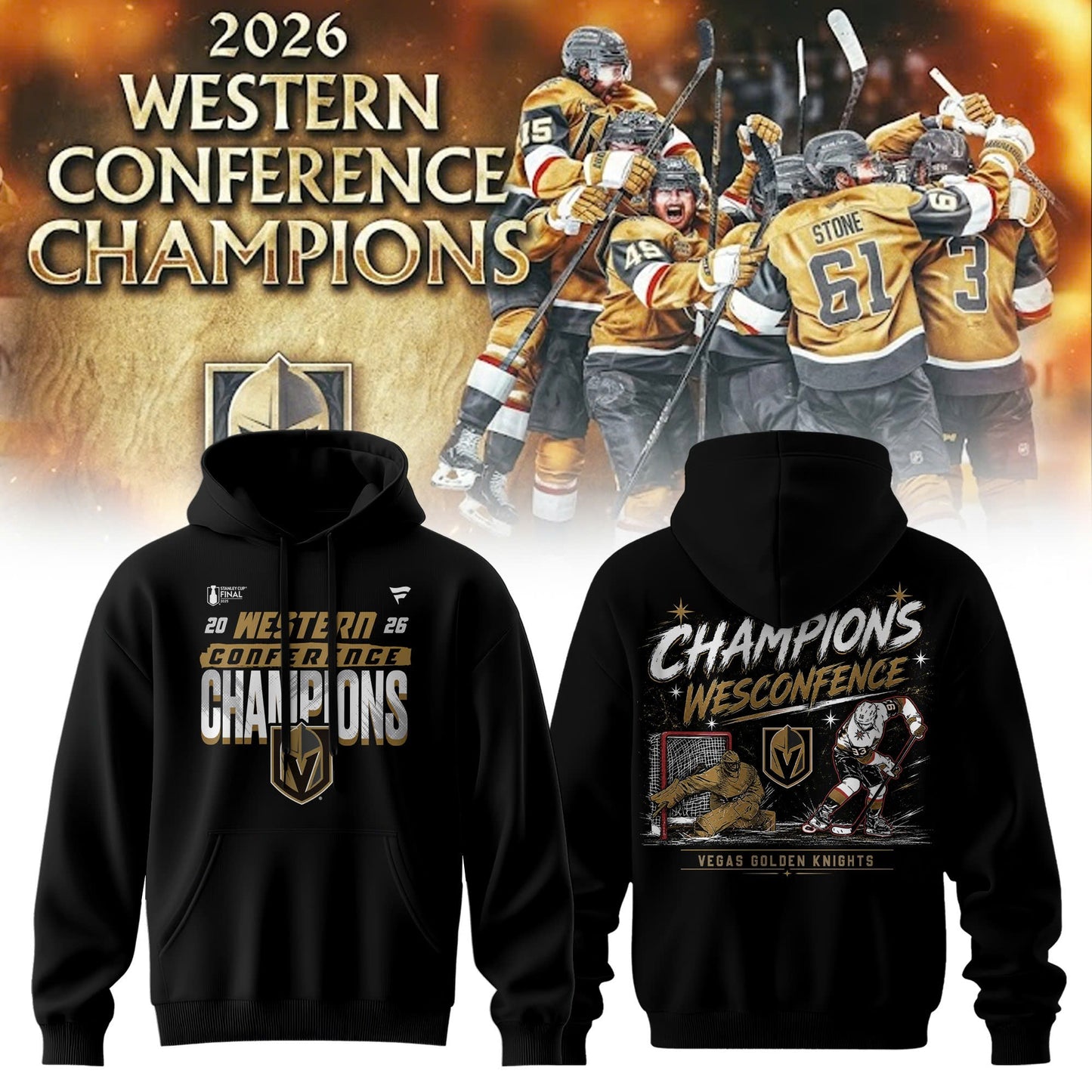 .Western Conference Champions 25–26 Hoodie