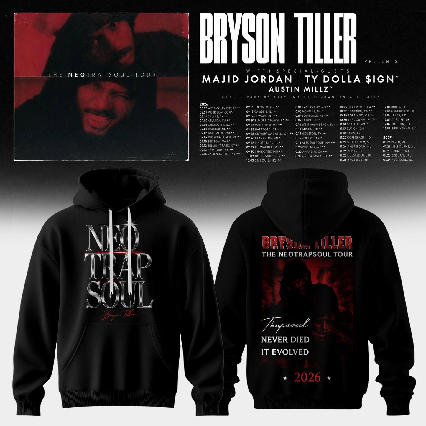 THE NEOTRAPSOUL TOUR 2026 Hoodie