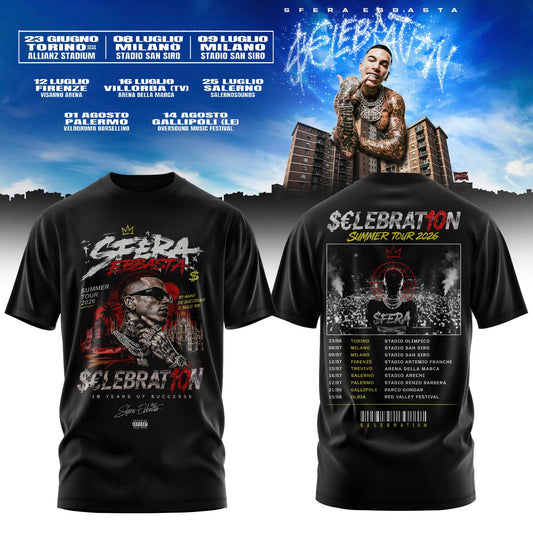 Sfera Ebbasta Tour 2026 Limited Tshirt