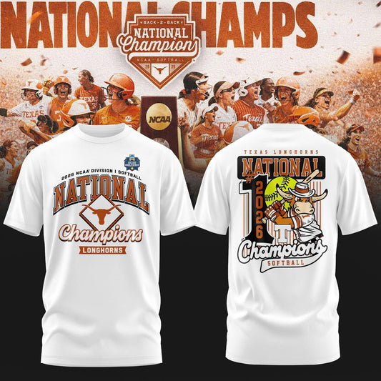 Texas Longhorns Back To Back NATIONAL CHAMPIONS T-shirt
