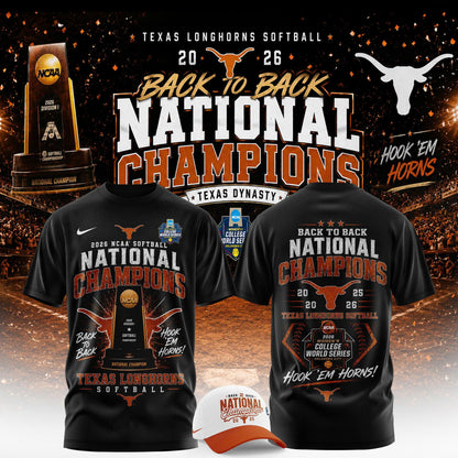 .2026 WCWS Back-To-Back National Champions Tshirt
