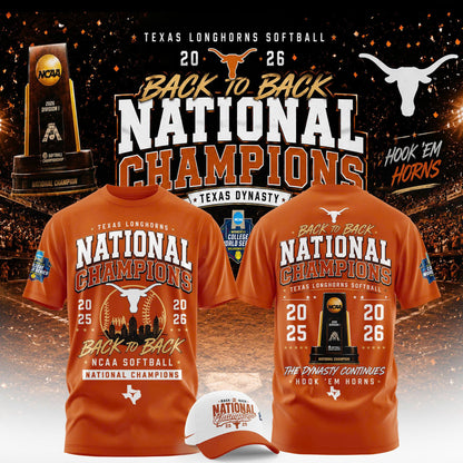 .2026 WCWS Back-To-Back National Champions Tshirt