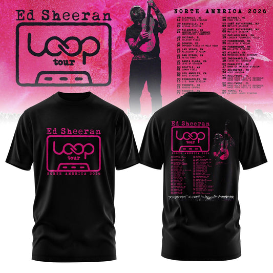 Ed “North American Loop Tour 2026” 🎸➕✖️➗ Shirt