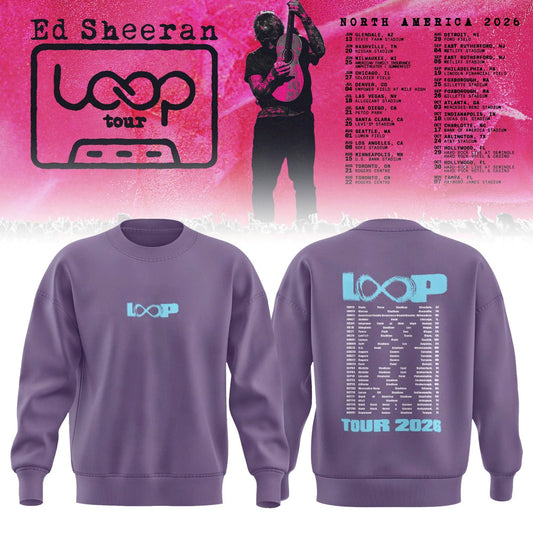 Ed “North American Loop Tour 2026” 🎸➕✖️➗Sweatshirt