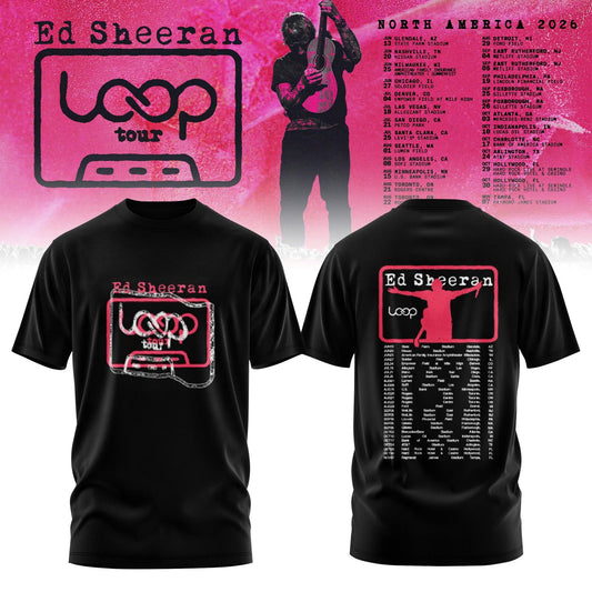 Ed “North American Loop Tour 2026” 🎸➕✖️➗ Shirt