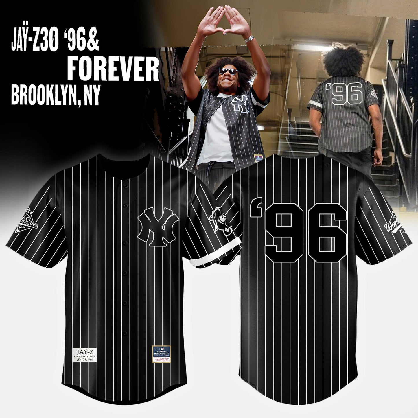 _ JZ Brooklyn 96 Forever Limited Edition Jersey
