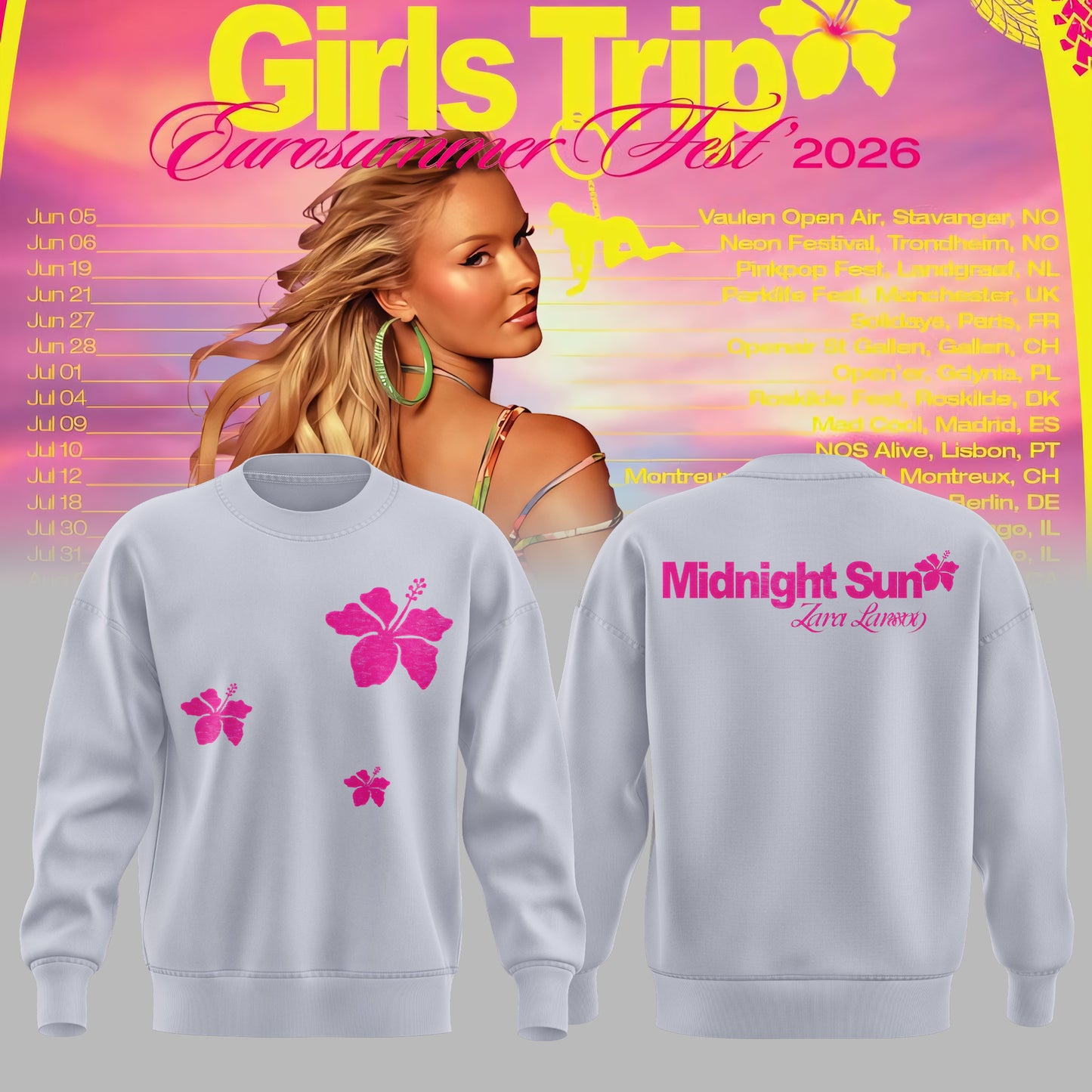 Zara Larsson – Girls Trip Eurosummer Fest 2026 Sweater Is Here