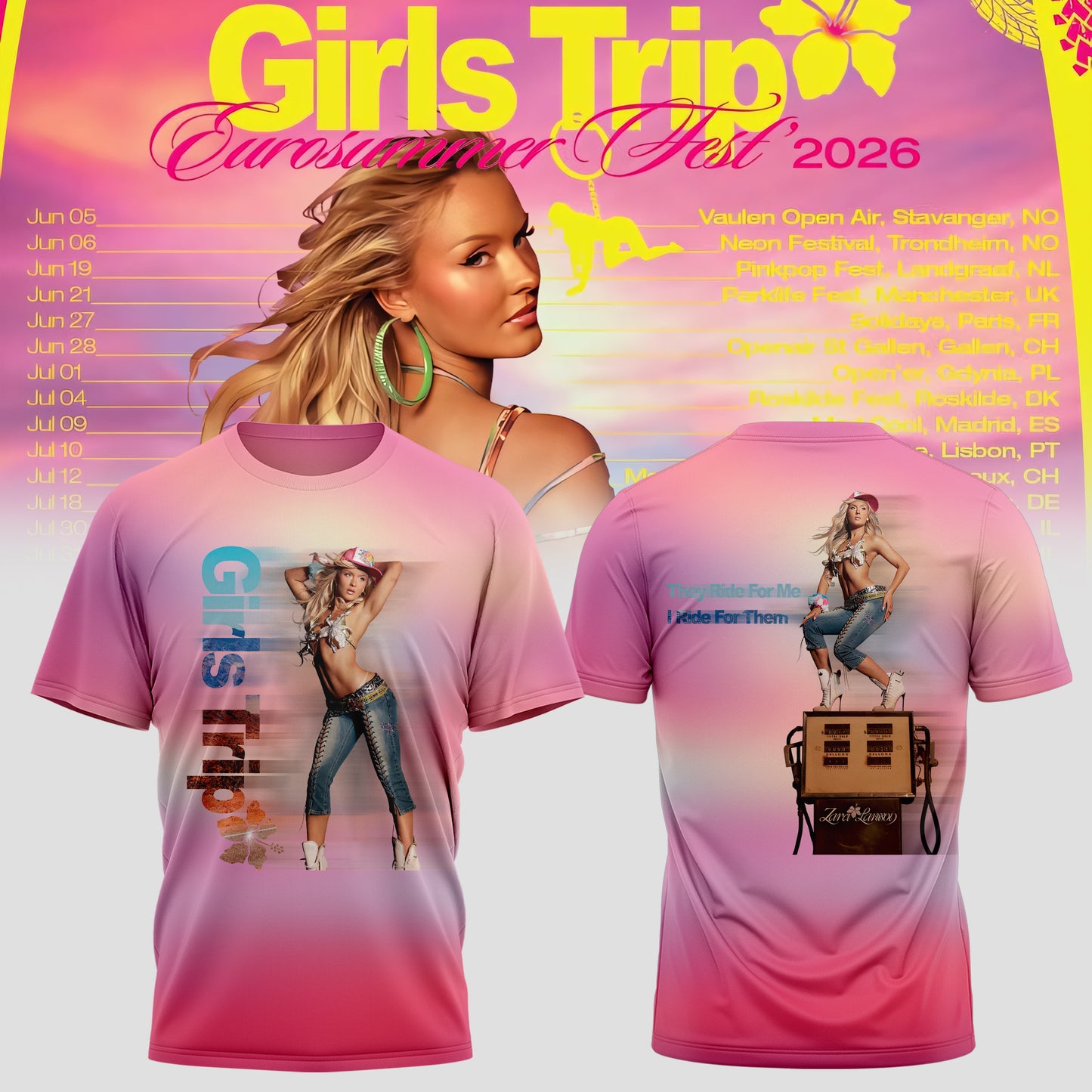 Zara Larsson – Girls Trip Eurosummer Fest 2026 Tshirt Is Here